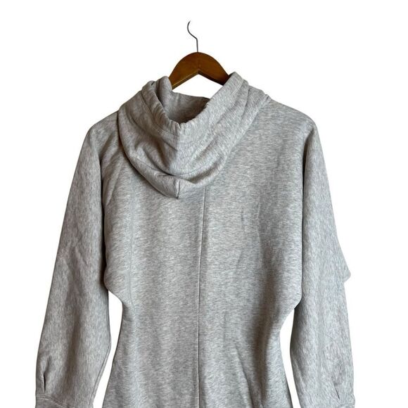 H&M cream fleece hoodie sweater dress. Size xs - Picture 8 of 9